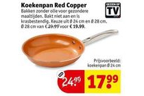 koekenpan red copper