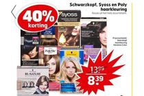 alle schwarzkopf syoss en poly haarkleuring nu 40 korting