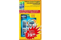 gillette fusion proglide voordeelverpakking nu eur39 99