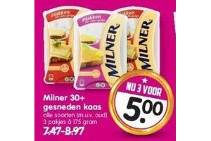 milner 30 gesneden kaas