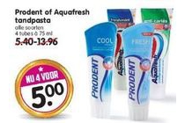 prodent of aquafresh tandpasta