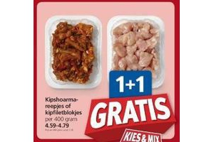 kipshoarmareepjes of kipfiletblokjes