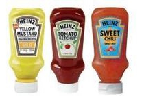 heinz mosterdsaus ketchup of sweet chili saus