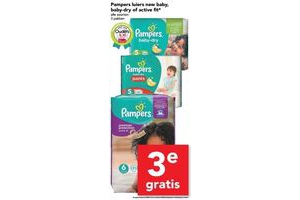 pampers luiers new baby baby dry of active fit