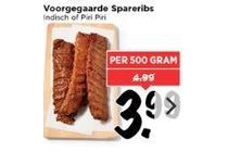 voorgegaarde spareribs 500 gram nu voor eur3 99