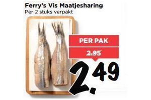 ferry s vis maatjesharing per pak nu eur2 49