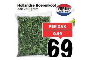 alle zakken hollandse boerenkool 250 gram nu eur0 69