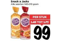 alle soorten snack a jacks 140 210 gram per stuk eur0 99