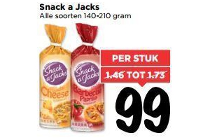alle soorten snack a jacks 140 210 gram per stuk eur0 99