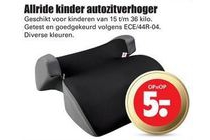 allride kinder autozitverhoger