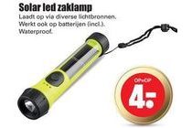 solar led zaklamp