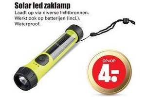 solar led zaklamp