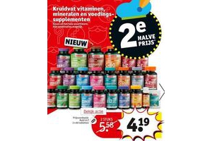kruidvat vitaminen mineralen en supplementen