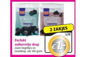 perfekt suikervrije drop