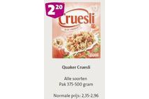 quaker cruesli