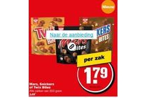 mars snickers of twix bites