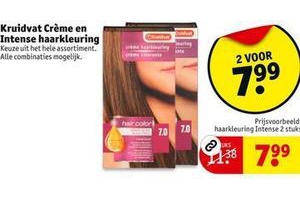 kruidvat creme en intense haarkleuring