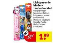 lichtgevende kindertandenborstel