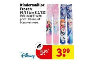 kindermaillot frozen