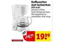 koffiezetter met isoleerkan