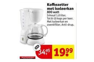 koffiezetter met isoleerkan