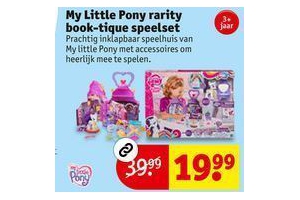 my little pony rarity boot tique speelset