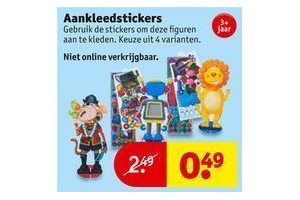 aankleedstickers