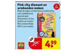 pink city diamant en armbanden maken