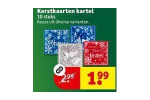 kerstkaarten kartel