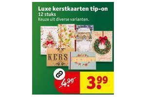 luxe kerstkaarten tip on