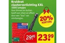 kruidvat clusterverlichting xxl