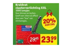 kruidvat clusterverlichting xxl