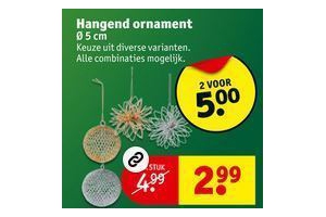 hangend ornament