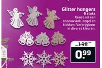 glitter hangers