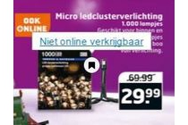 micro ledclusterverlichting 1000 lampjes