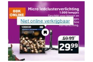 micro ledclusterverlichting 1000 lampjes