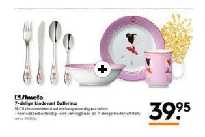 7 delige kinderset ballerina