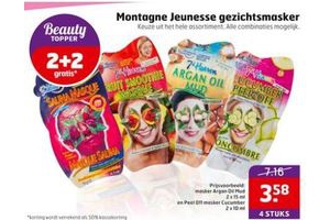 montange jeunesse gezichtsmasker