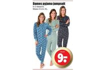 dames pyjama jumpsuit