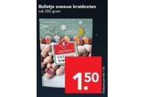bolletje sneeuw kruidnoten