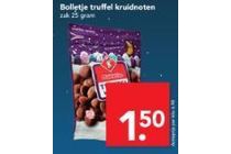 bolletje truffel kruidnoten