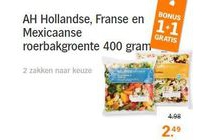 ah hollandse franse en mexicaanse roerbakgroente