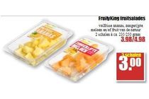 fruity king fruitsalades 2 schalen voor eur3