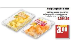 fruity king fruitsalades 2 schalen voor eur3