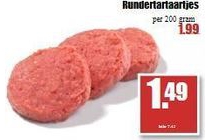 rundertartaartjes per 200 gram nu eur1 49