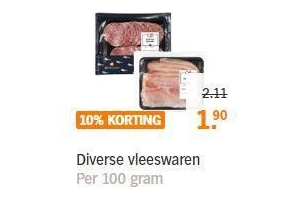 diverse vleeswaren