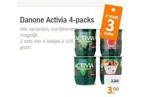 danone activia 4 packs