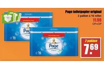 page original toiletpapier 2 pakken van 16 rollen voor eur7 69