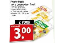 fruity pack vers gesneden fruit
