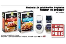 meatballs en co gehaktkruiden drogheria en alimentari zout en of peper nu 2e halve prijs
